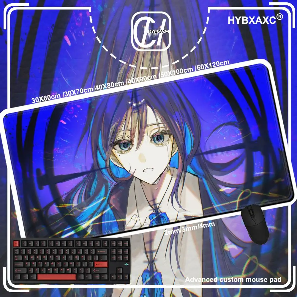 

Popular Japanese singer A_ado Cartoon Mouse Pad Fine Surface Gaming Rubber Smooth Desk Pad Professional E-Sports Keyboard Pad