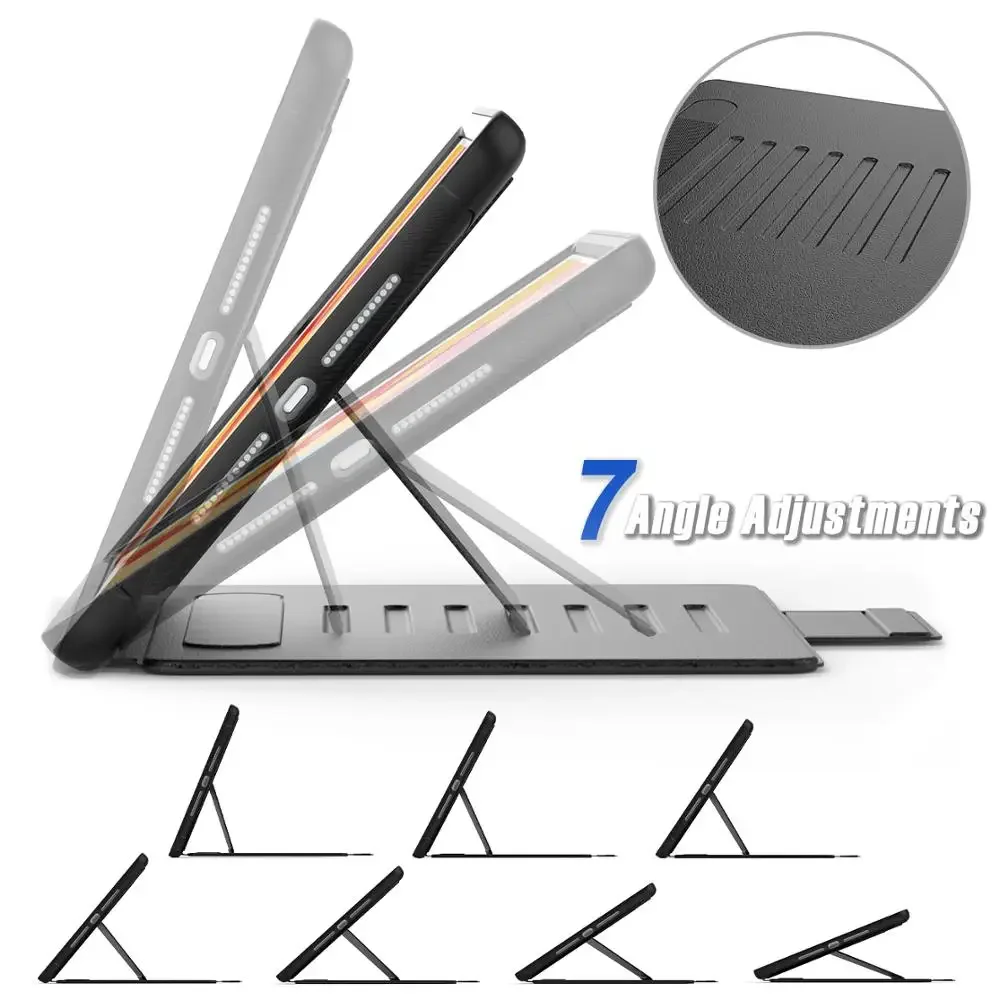 2020 iPad Pro 11 Case With Pencil Holder For iPad 10.2 For 2017 2018 iPad 9.7 5th 6th Gen Cover Mini 4 5 Air 2 Magnetic 7 Stand