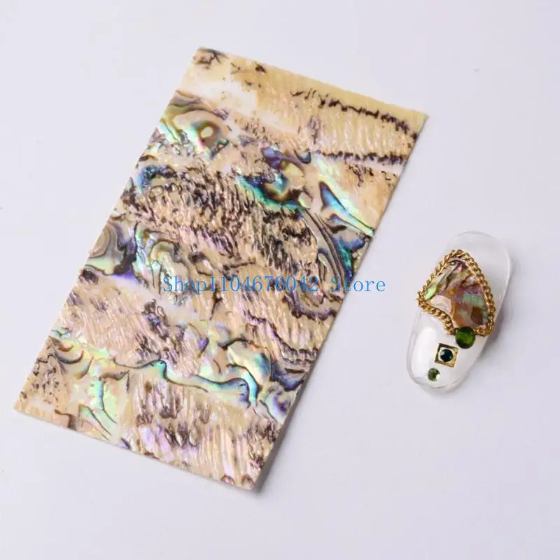 Natural Abalone Shells Laminate Sticker 40x70mm for Art Craft Jewelry Making Scrapbooking Phone Case Home Decoration