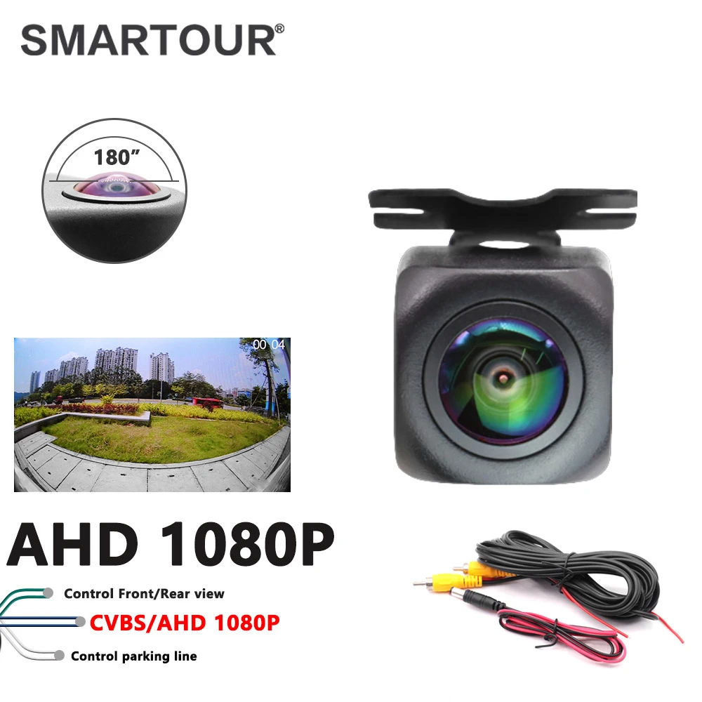 

180° Car Rear View Backup Camera Reverse Parking Cam Waterproof HD Night Vision