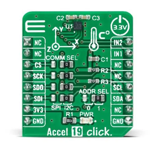 

MIKROE-4949 LIS2DTW12TR Mikroe Accel 19 Click Acceleration sensor