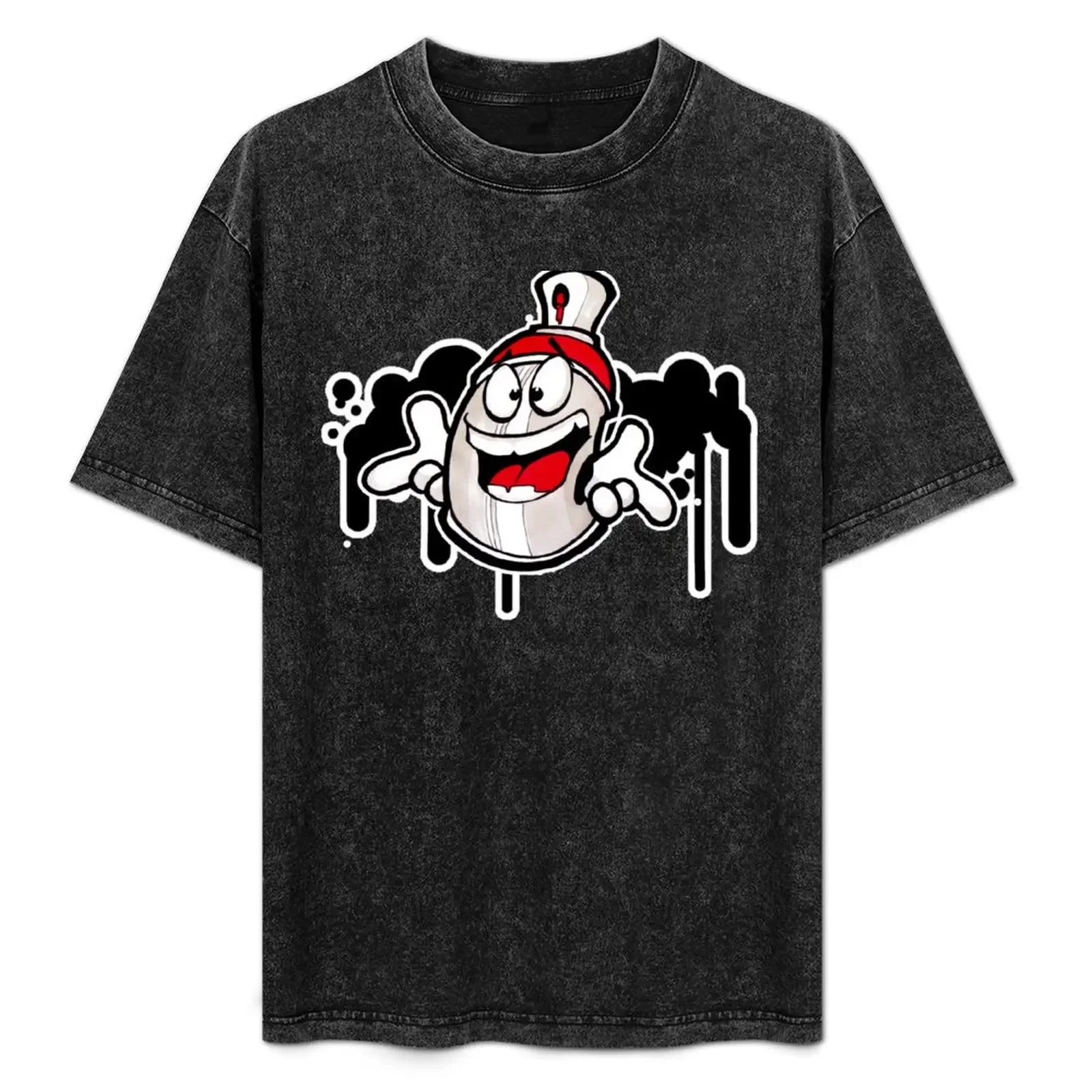 

Canned Laughter Cartoon Graffiti Spray Can Character T-Shirt graphic t shirts for man t shirts for man graphic tees T-Shirt
