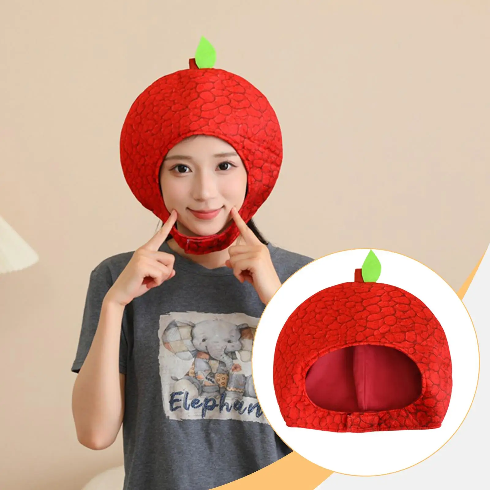 

Cute Fruit Hat Adults Kids Masquerade Ball Apparel Men Women Lovely Headgear