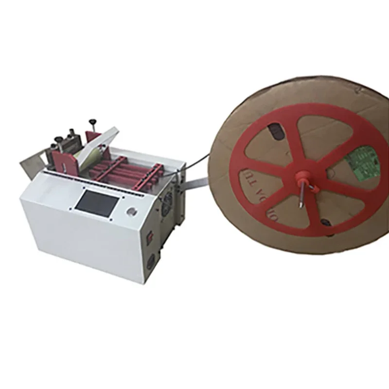 220V/110V Small PVC Pipe Silicone Rubber Tube Slicing Machine Automatic Heat Shrinkable Tube Cutting Machine PP ABS Pipe Cutter