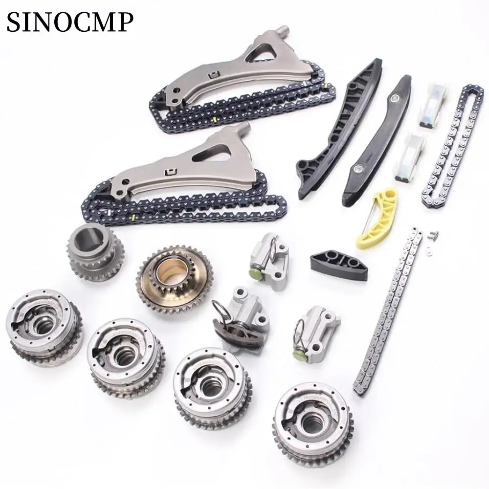 Timing Chain Camshaft Adjuster Kit 60009367 Fits For M278 Mercedes-Benz CLS500 GLS500 GL500 E550 X166 S500 W222 4.7L V8 Turbo