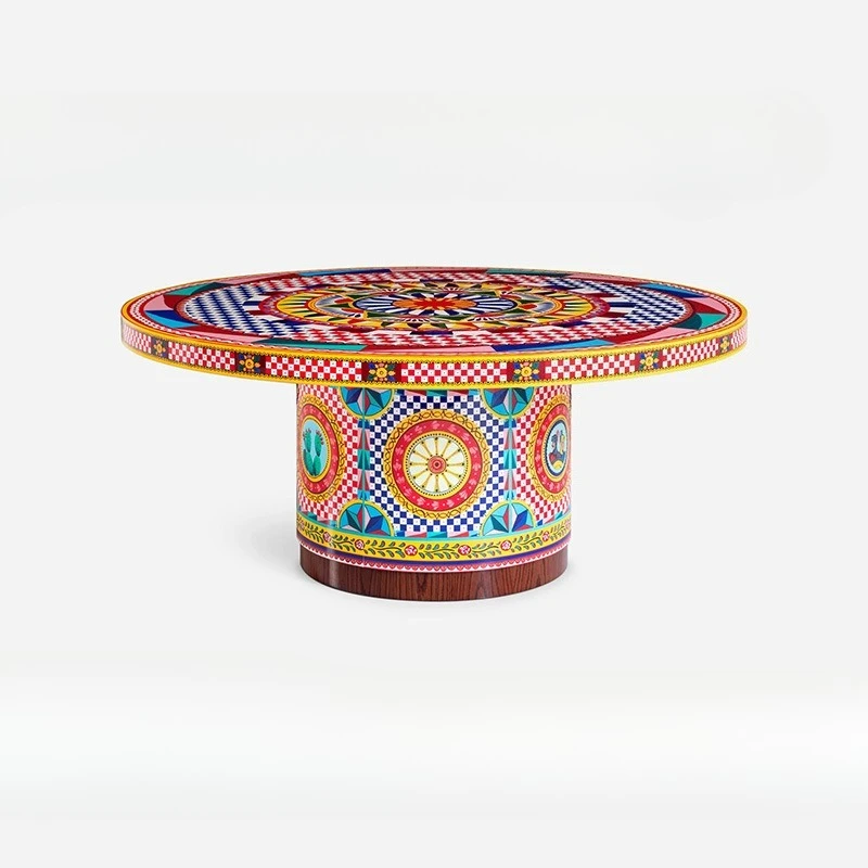 

CASA Apollo Round Dining Table Italian Minimalist Round Light Luxury