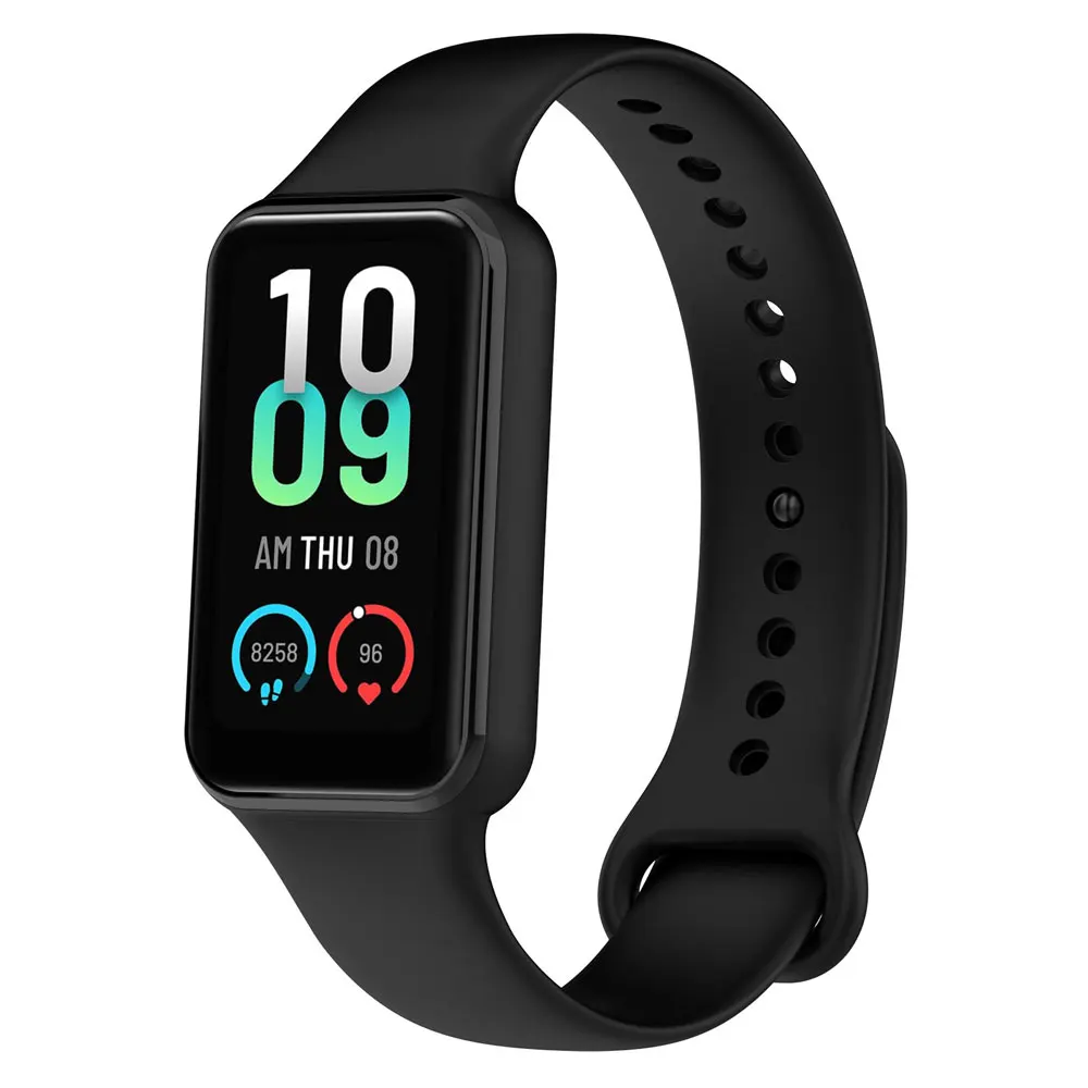 สายนาฬิกาข้อมือสำหรับ Huami Amazfit Band 7 Smartwatch สายคล้องคอซิลิโคนสำหรับ Amazfit สายนาฬิกาข้อมือ7สร้อยข้อมือสมาร์ทเปลี่ยนอุปกรณ์เสริม