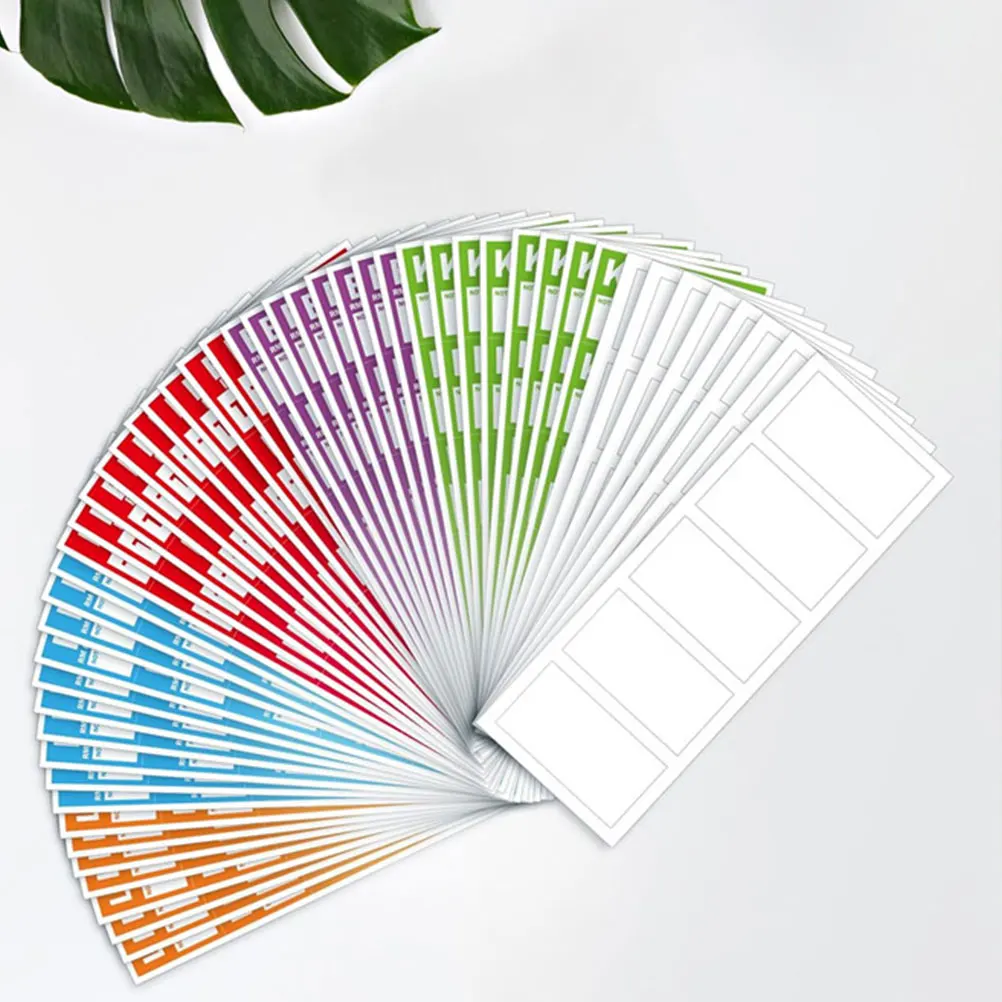 

300pcs Blank Sticky Labels Label Sticker For Home Organization Sorting Name Tags Removable Replacement