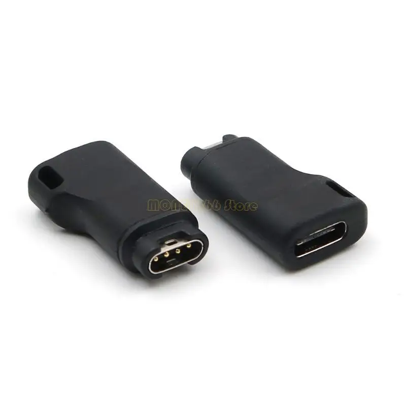 F62C USB Type C Женский преобразователь заряда для 4PIN для -гармин предшественник 945 Vivoactive3 Trainer Vivoactive 3 для ​​5x