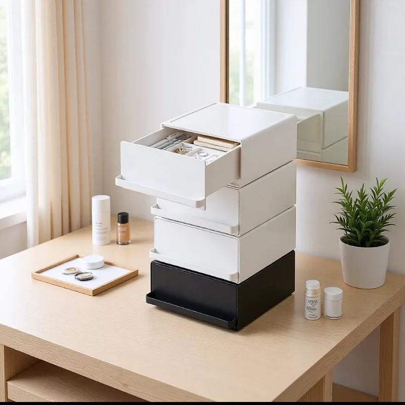 Pull Out Coffee Machine Stand, Tool-Free Carbon Steel Organizer for Countertop, Sliding Desk Storage Rack with Dust Cover Sturdy