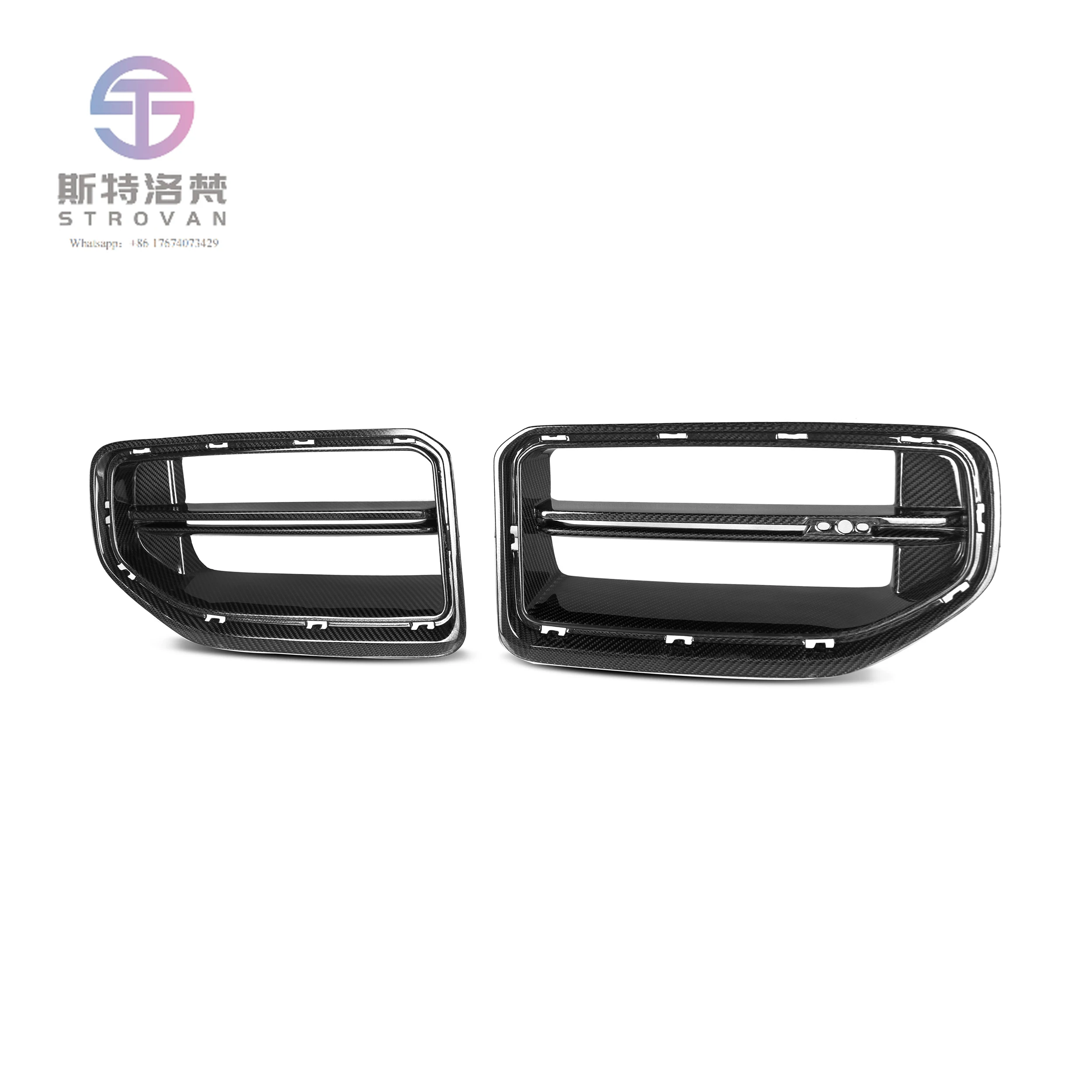 

G87 M2 Dry Carbon Fiber SQ-C Style Grille for M2 G87 2023+ Front Center Grill Replacement Car Front Bumper Grills
