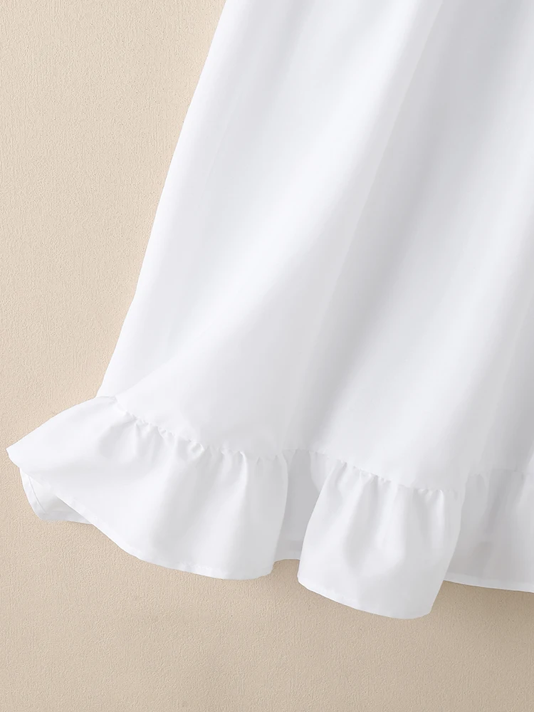 Casual French Skirt High Waist Denim Patchwork Skirts VONDA 2025 Elegant Office Lady A-line Bottoms Oversized Ankle-Length Skirt