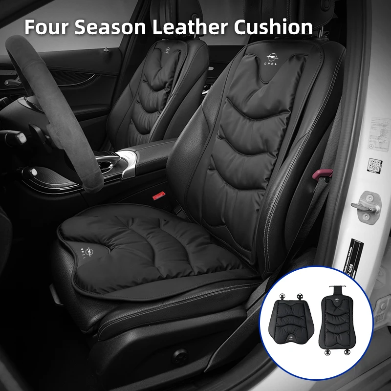 Car Front Rear Seat Cover Leather Cushion Backrest Protective Mat Accessories For Opel Astra  H J K Insignia Corsa D Zafira