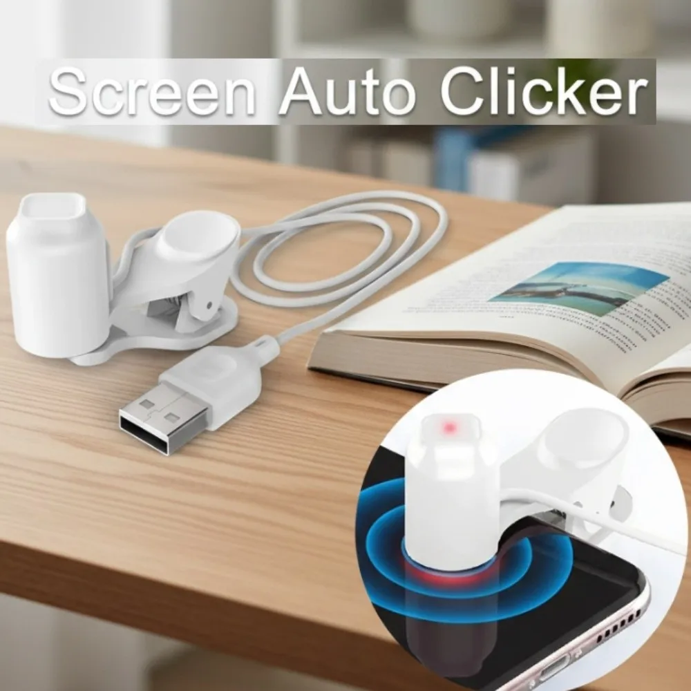 Touch Tapper 3 Gears Screen Auto Clicker Continuous USB Auto Clicker Device Mini Adjustable Auto Like Tap Device Tablet