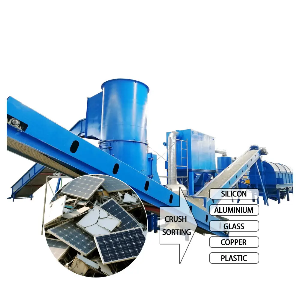 Environmental Machinery Waste Computer Solar System Lithium Batteries Recycle Machine Portable Solar Panel Battery Recycling