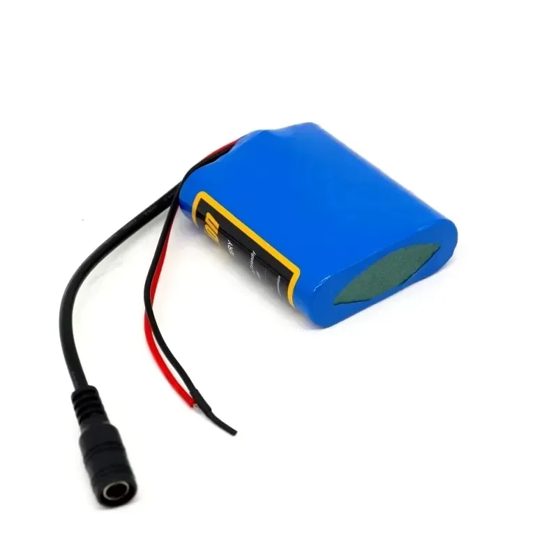 

New Upgrade 12V 9.9Ah Lithium-ion Battery Pack with BMS Protection & Charger for Solar Project CCTV Camera Emergency Light