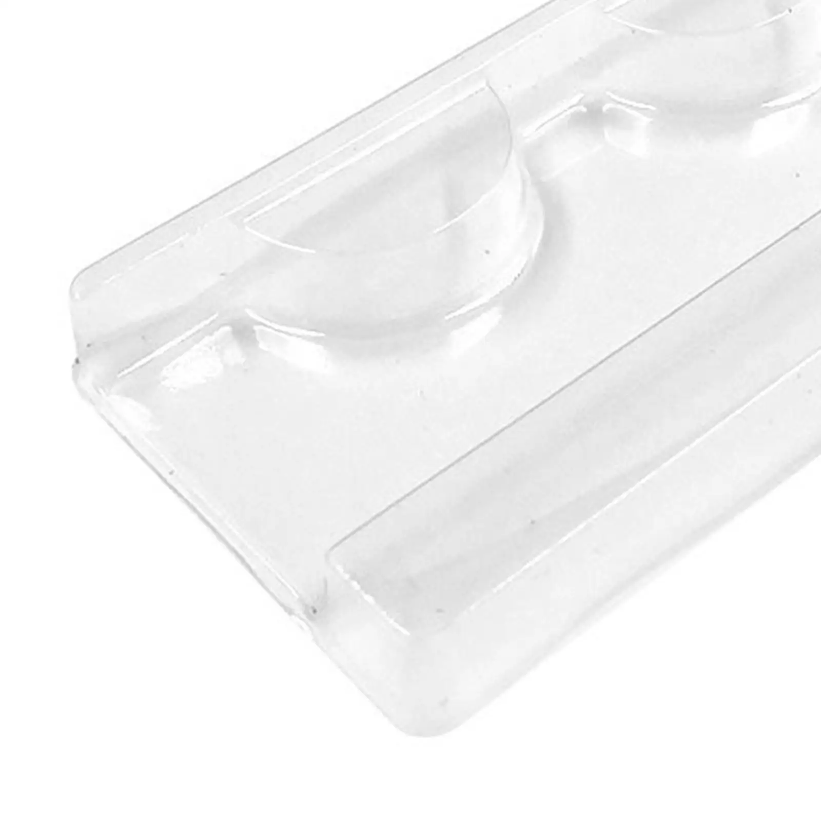 مجموعة صواني الرموش الصناعية الشفافة، صندوق تخزين مكياج مستطيل من البلاستيك لمجموعة رفع الرموش والجمال اليومي