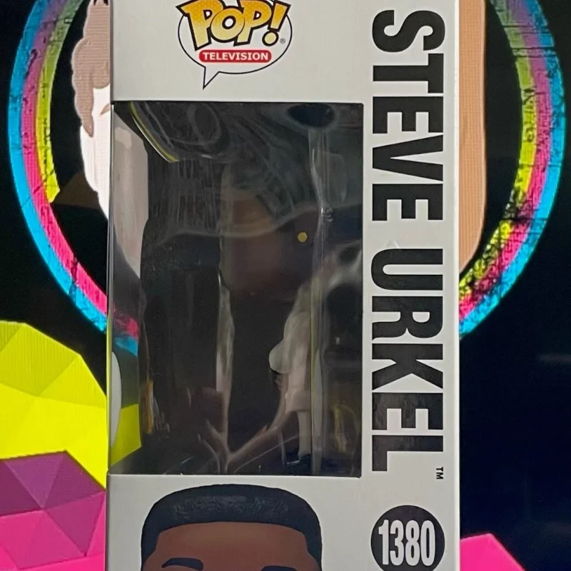 Official Funko Pop Vinyl Family Matters #1380 Steve Urkel Chase Anime Figure Limited Edition Wb 100 Collect Figures Dolls Gifts