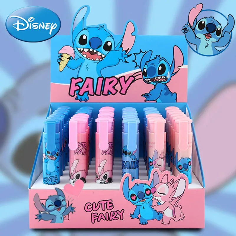 

1/4Pcs Disney Stitch Eraser Creative Lipstick Modeling Eraser Student Cute Doll Stationery for Children Gifts Learning Supplies