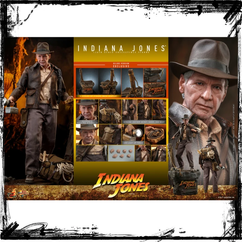 

In Stock HotToys MMS716 MMS717 Indiana Jones 1/6 Soldier Doll Anime Action Figure Toy Gift Model Collection Hobbies