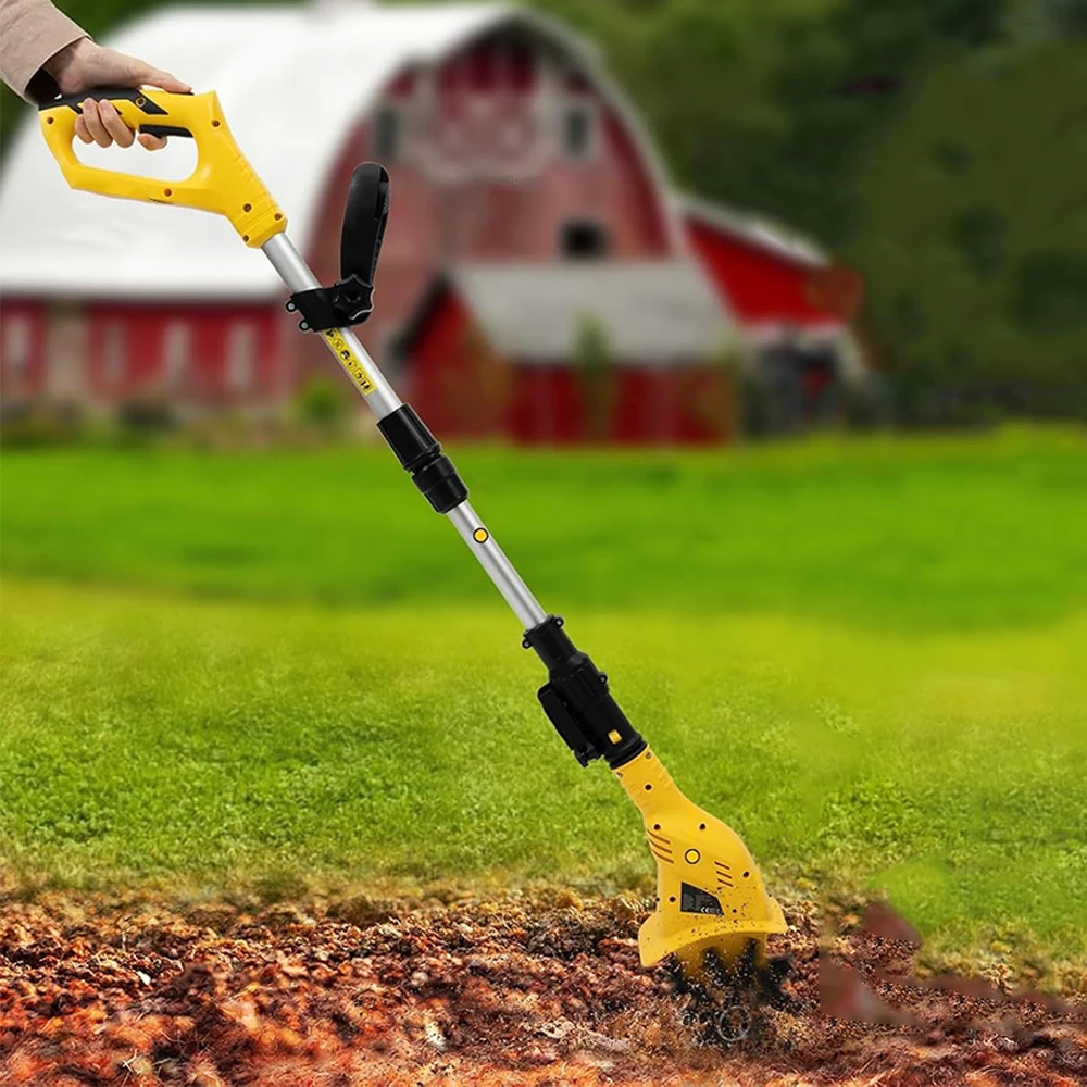 

Electric Tiller For Makita 21V Battery Lawn Mower Garden Rototiller Cultivator Multi-purpose Weeding Trimmer Rotary Tractor Tool