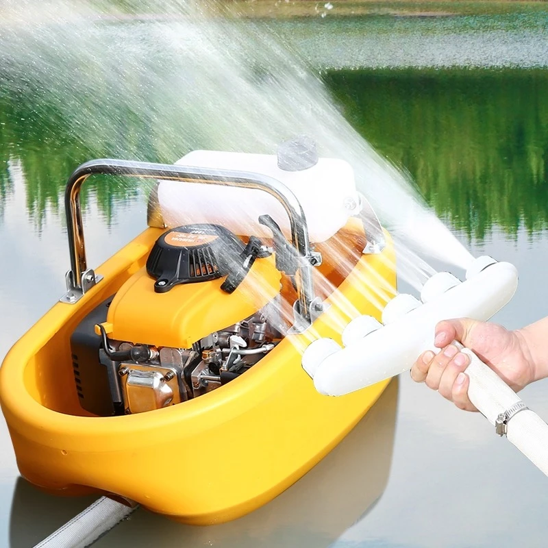 ff.&Boat-type pump four-stroke agricultural self-priming watering vegetable high-power boat sprinkler-h#