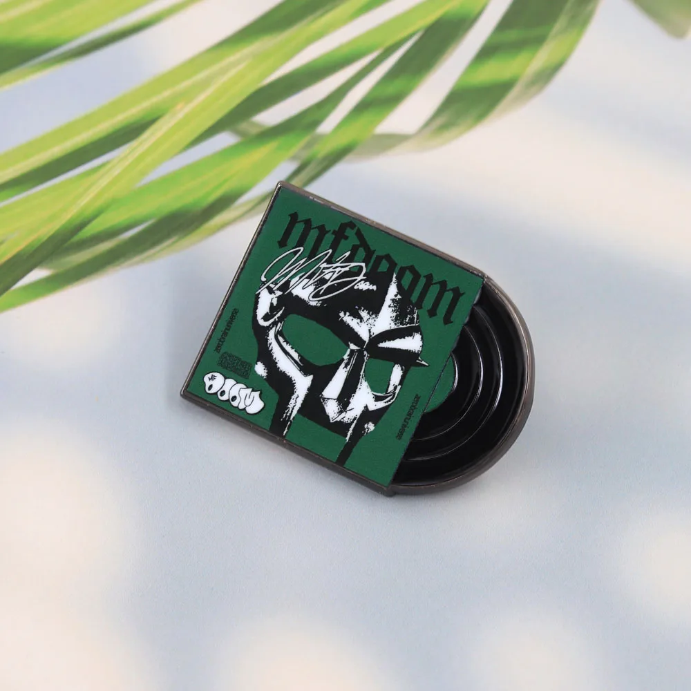 Vinyl-Schallplatten-Emaille-Pins Musikalbum-Brosche Kollektion MF-DOOM Metall-Abzeichen Hip-Hop-Rock-Band Anstecknadel Fanschmuck Geschenk – Detail 27