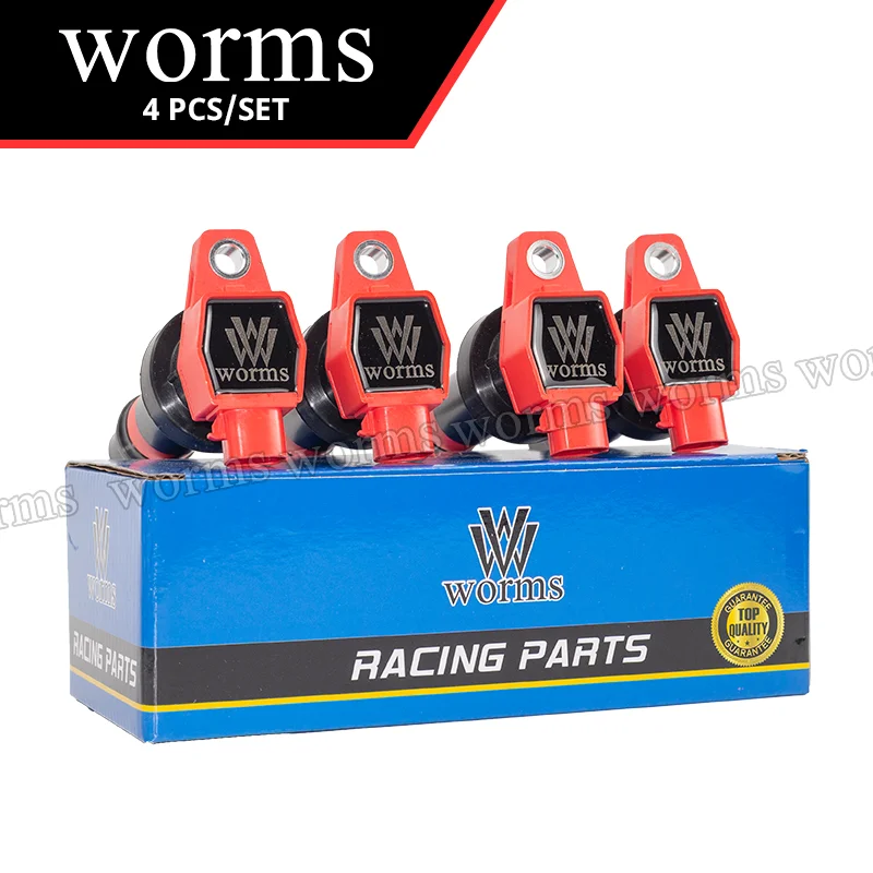 Worms Racing Ignition Coil High Performance For 10-11 Hyundai Accent Kia Rio Soul 1.6L 4Pcs Set 27301-2B010 катушка зажигания