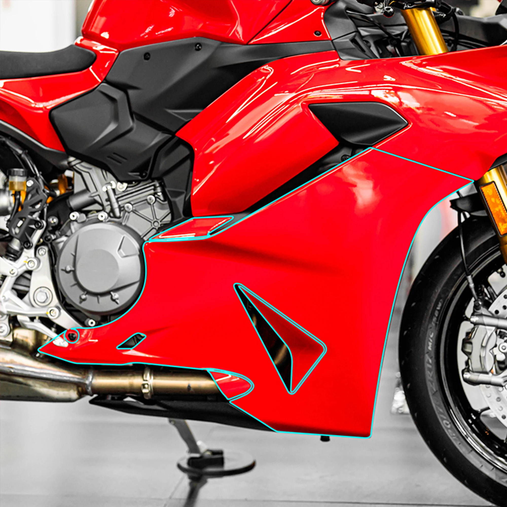 Motorcycle Paint Protection Film Compatible with 25 DUCATI Panigale V2S Invisible Sticker Anti Scratch Moto Accessories