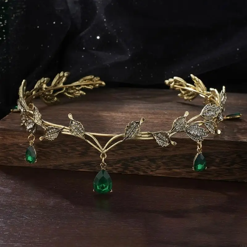 Princesa Crystal Tiaras elfa -cabeça da cabeça da cabeça da testa