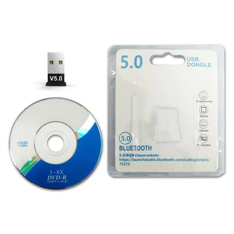 V5.0 Wireless USB Bluetooth 5.0 Adapter Bluetooth Dongle Music Receiver Adapter Bluetooth Transmitter For PC Notebook