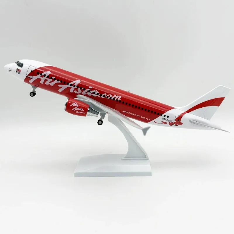 A320 Asia Airways Air Bus 320 Airplanes Models Scale 30CM Aircraft Diecast Plane Displays For Collectible Souvenir Show Gift