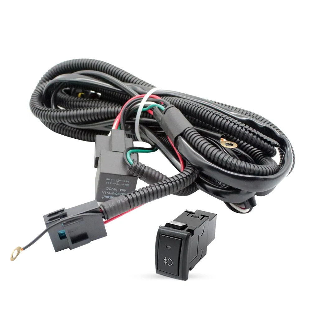EEMRKE Car Fog Lights Wire Harnesses H11 Connector + Switch for Suzuki SX4 Swift Alto Grand Vitara JT Splash EX Kizashi Vitara detail image 3