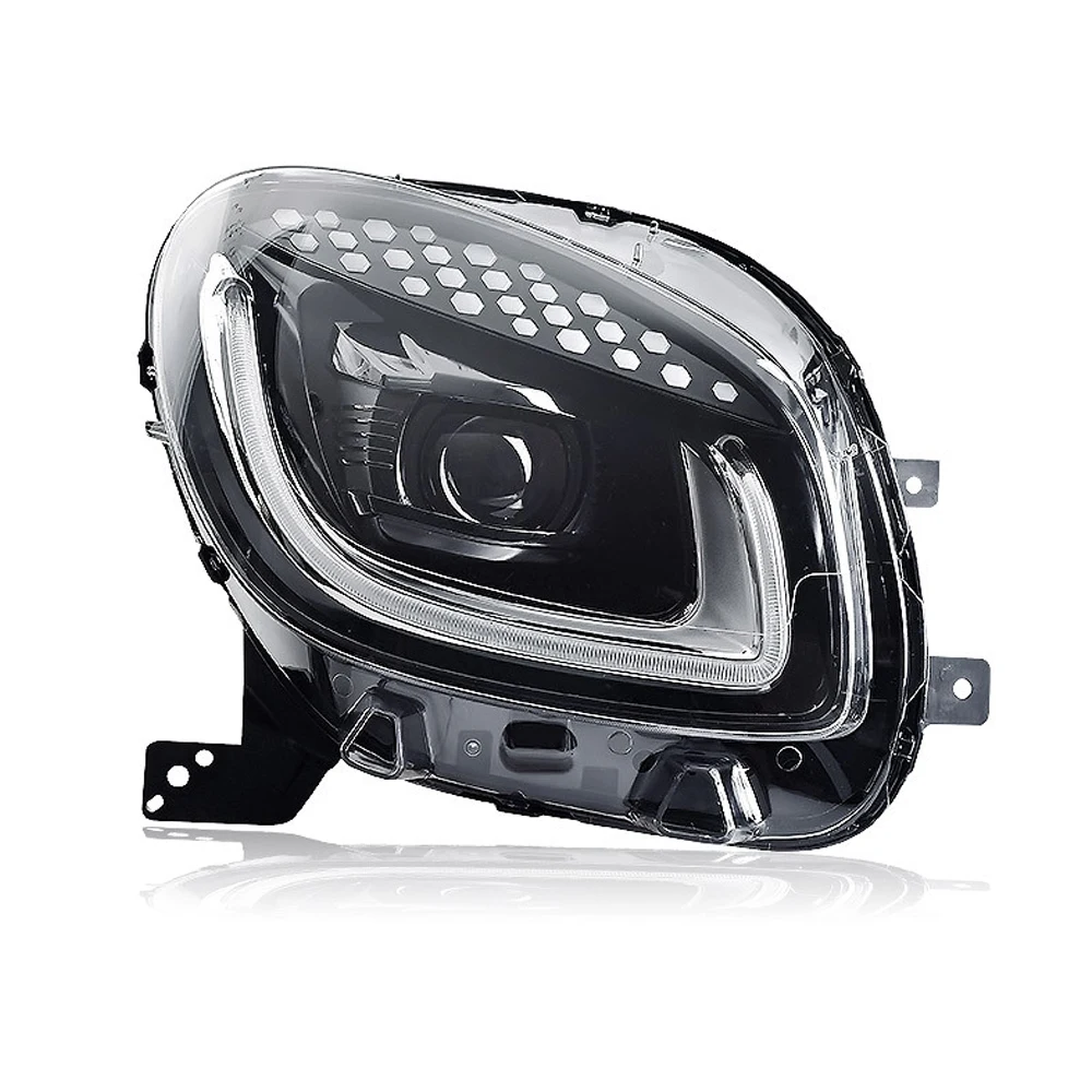 LED Headlight +Taillight Assembly for Mercedes Benz Smart 15-19 Modified Daytime Running Light Turn Signal Lens Car Accessories