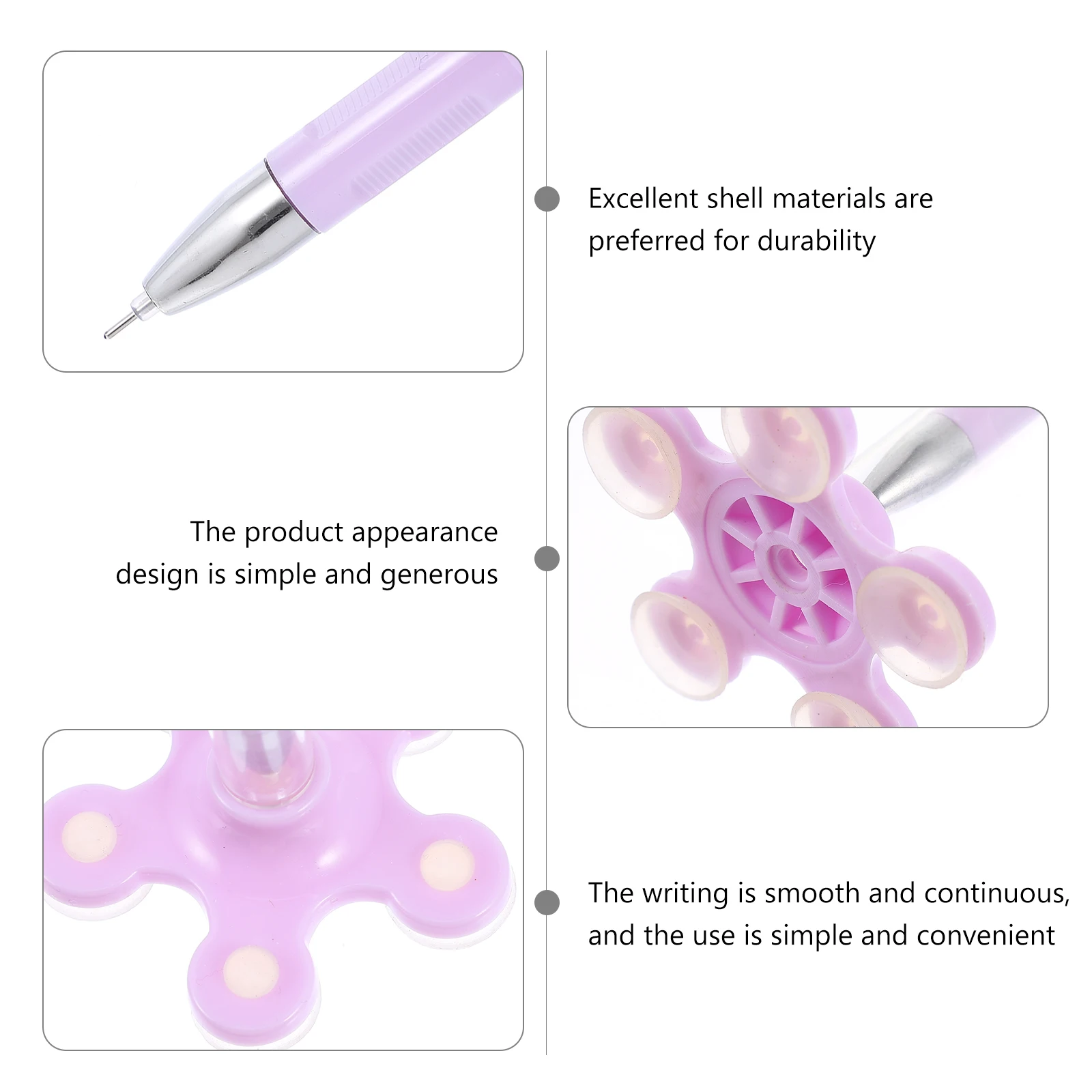 

10pcs Gel Smooth Writing Medium Point Cute Phone Stand Pens Office School Portable Adorable Sign Pens With Suction Cup Lid