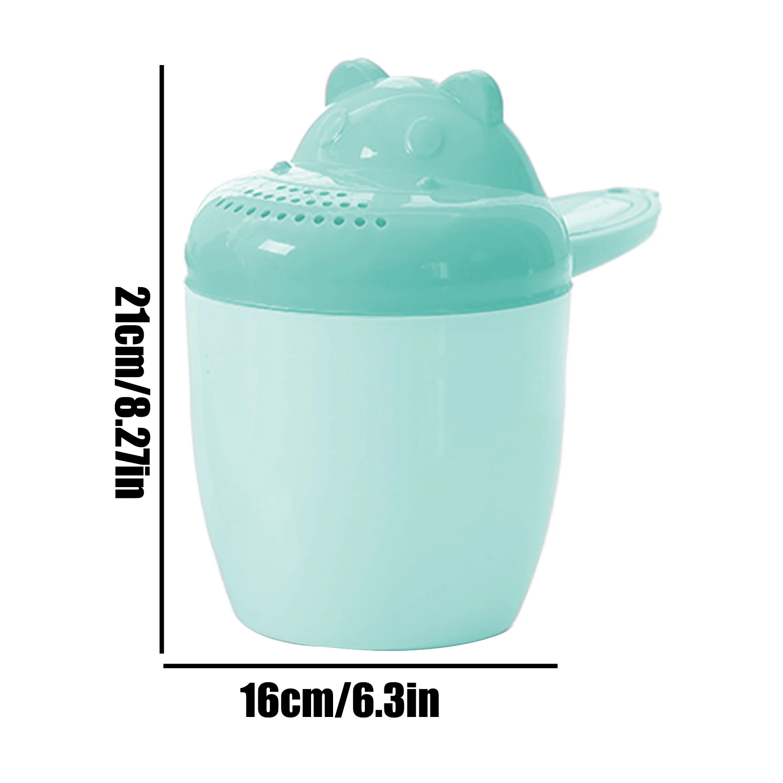 Baby Bath Cup Baby Bath Water Pourer Thickened Cartoon Pourer Safety For Kids Washing Hair And Bathing Time Shower Rinsing