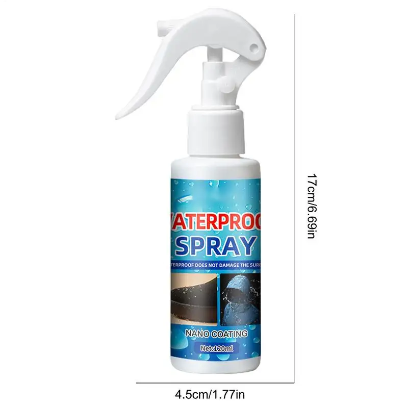 120ml Waterproof Spray For Shoes Long Lasting Nano Waterproof Spray Nano Protection For Snow Rainproof Shoe Protection Tools image 6