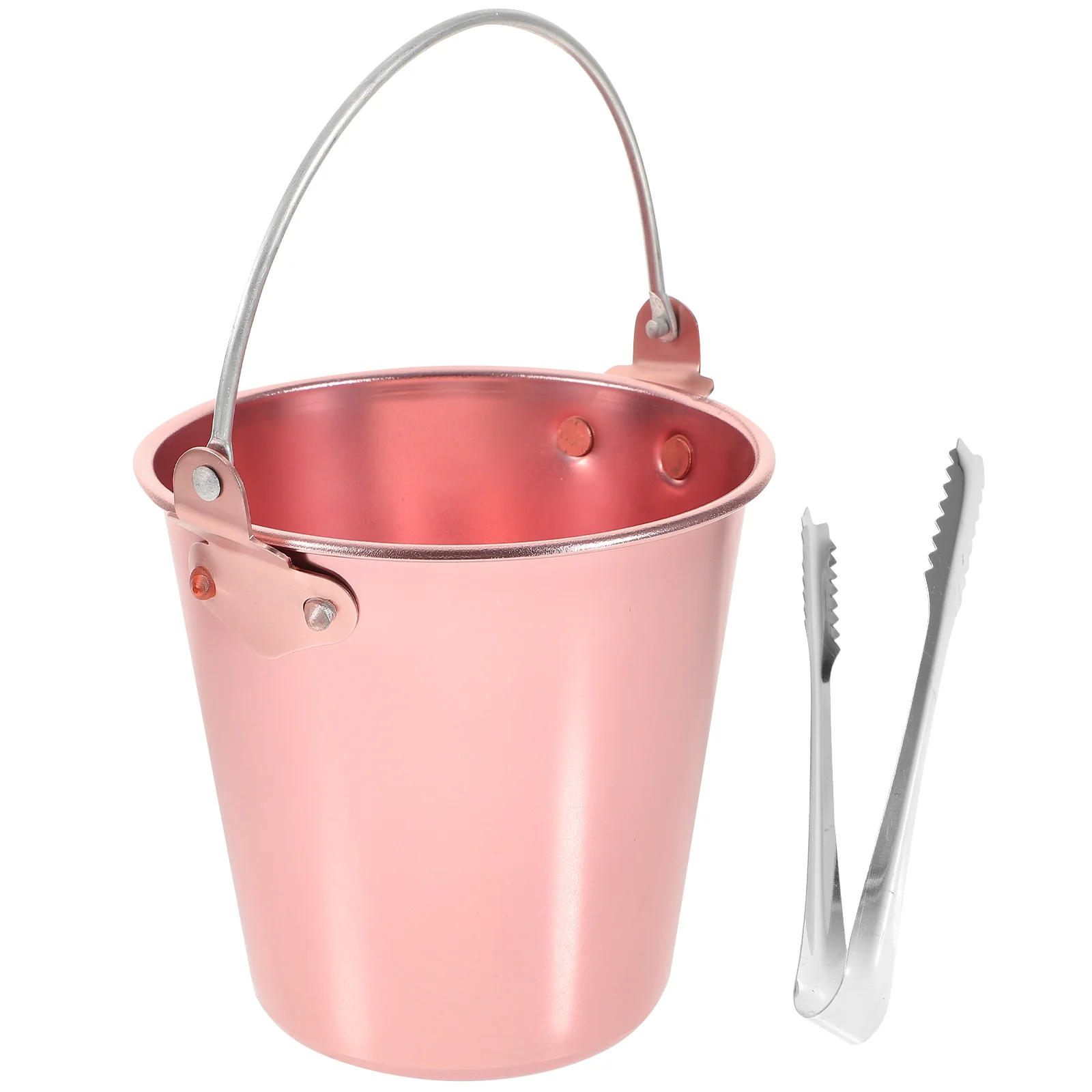 125 Liter Aluminum Alloy Bar Ice Bucket Bucket Bucket Ktv Club Bar Supplies with Ice Tongs ice bucket with tongs