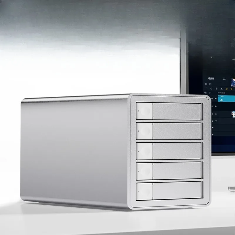 Hard  array cabinet 2.5/3 inch hard disk box five disk raid disk external reader