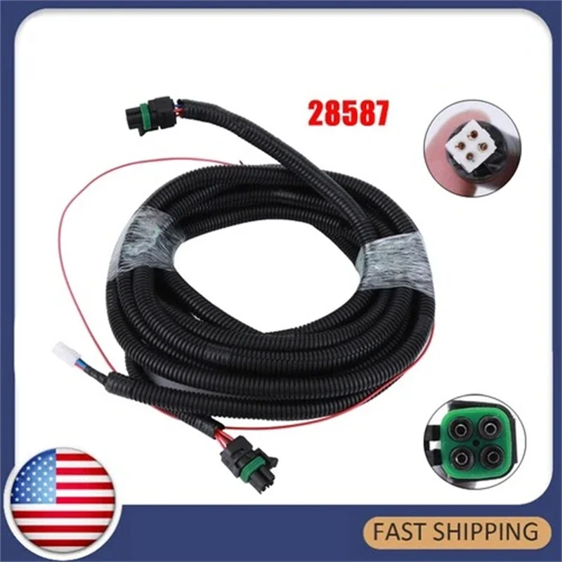 

Control Harness 2 Plug Truck Side Compatible for Western Fisher Snowex Snowplow Fleetflex Replaces 28587