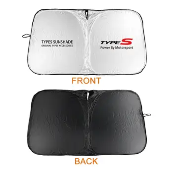 혼다 시빅 타입 R FK8 FK2 타입 S 차량용 햇빛 가리개, 앞유리 햇빛 가리개, 자외선 차단 파라솔 자동차 액세서리 6 best sales 타입 r fk8 - №1