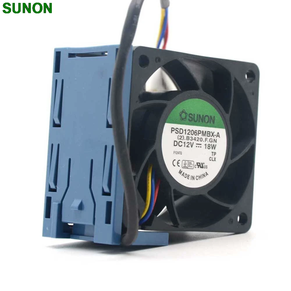 

For Sunon PSD1206PMBX-A 12V 18W for DL180G6 Replace with Spare Fan Assy 2U Module