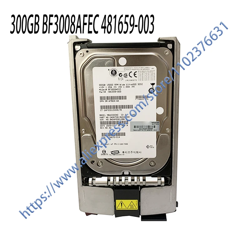 300GB BF3008AFEC 481659-003 3R-A7824-AA 15K 80pin    Original  Delivery Within 24 Hours