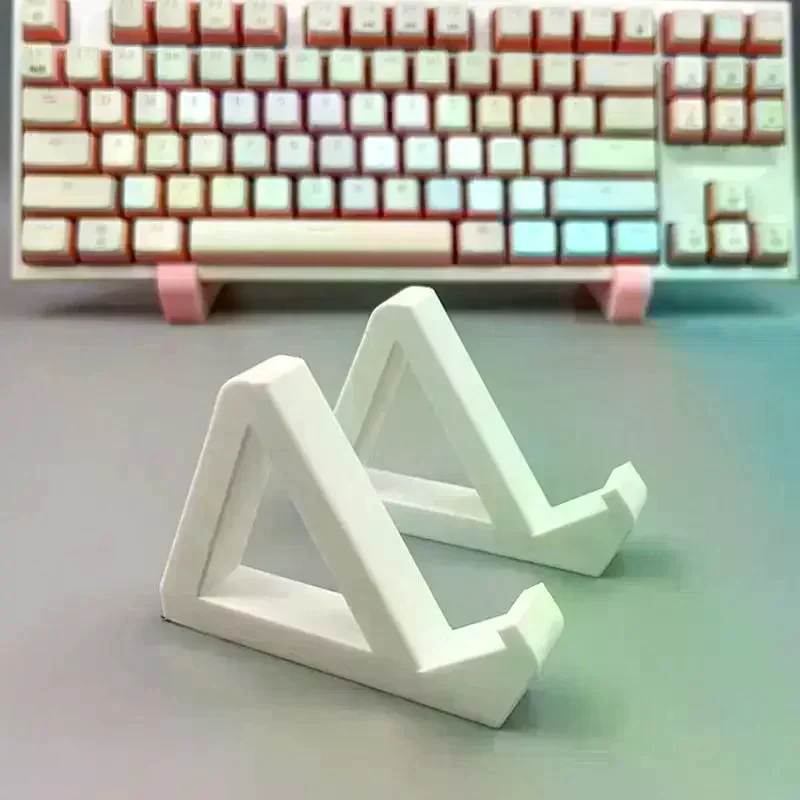 1 Pair For Computer Mechanical Keyboard Holder Layer Rack Tray Plastic 3D Printing Keyboard Display Stand