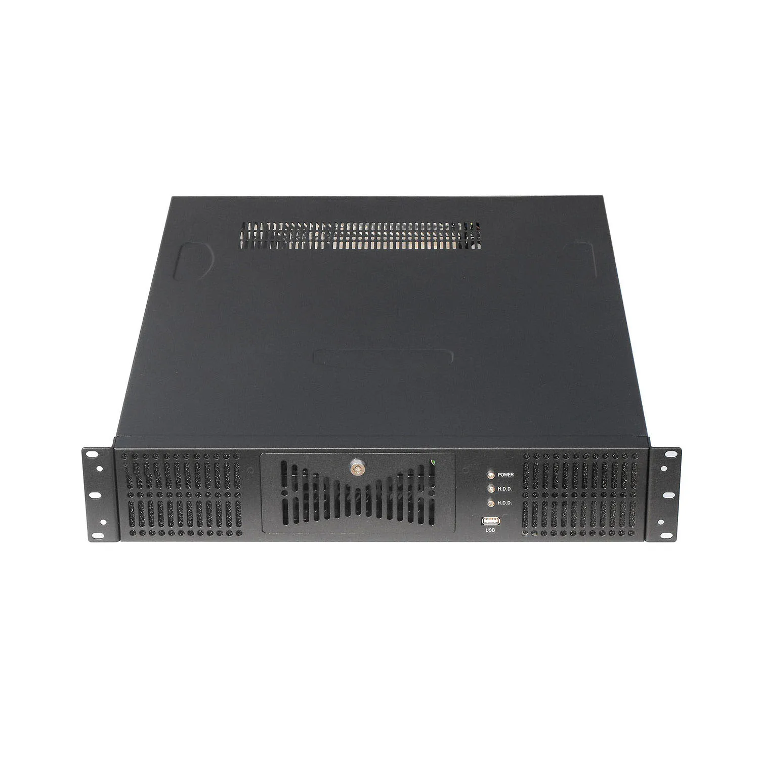 

Supports 7 3.5in hard drives, standard ATX motherboard power supply, TOP2U530A standard rack mounted 2U empty server chassis