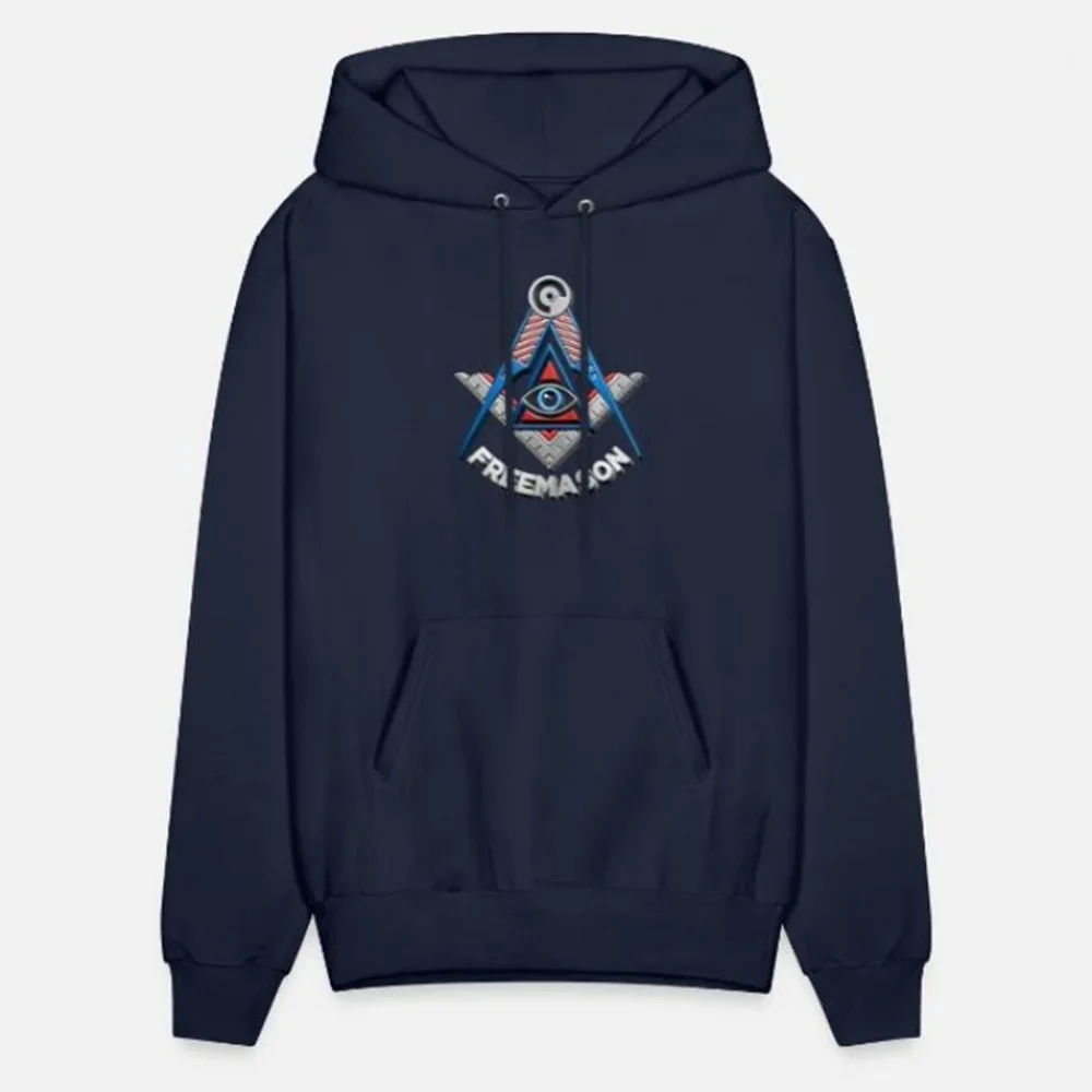 Freemason Square & Compass Masonic Fraternal Mason Pullover Hoodie New Comfortable Cotton Casual Mens Sweatshirt Streetwear