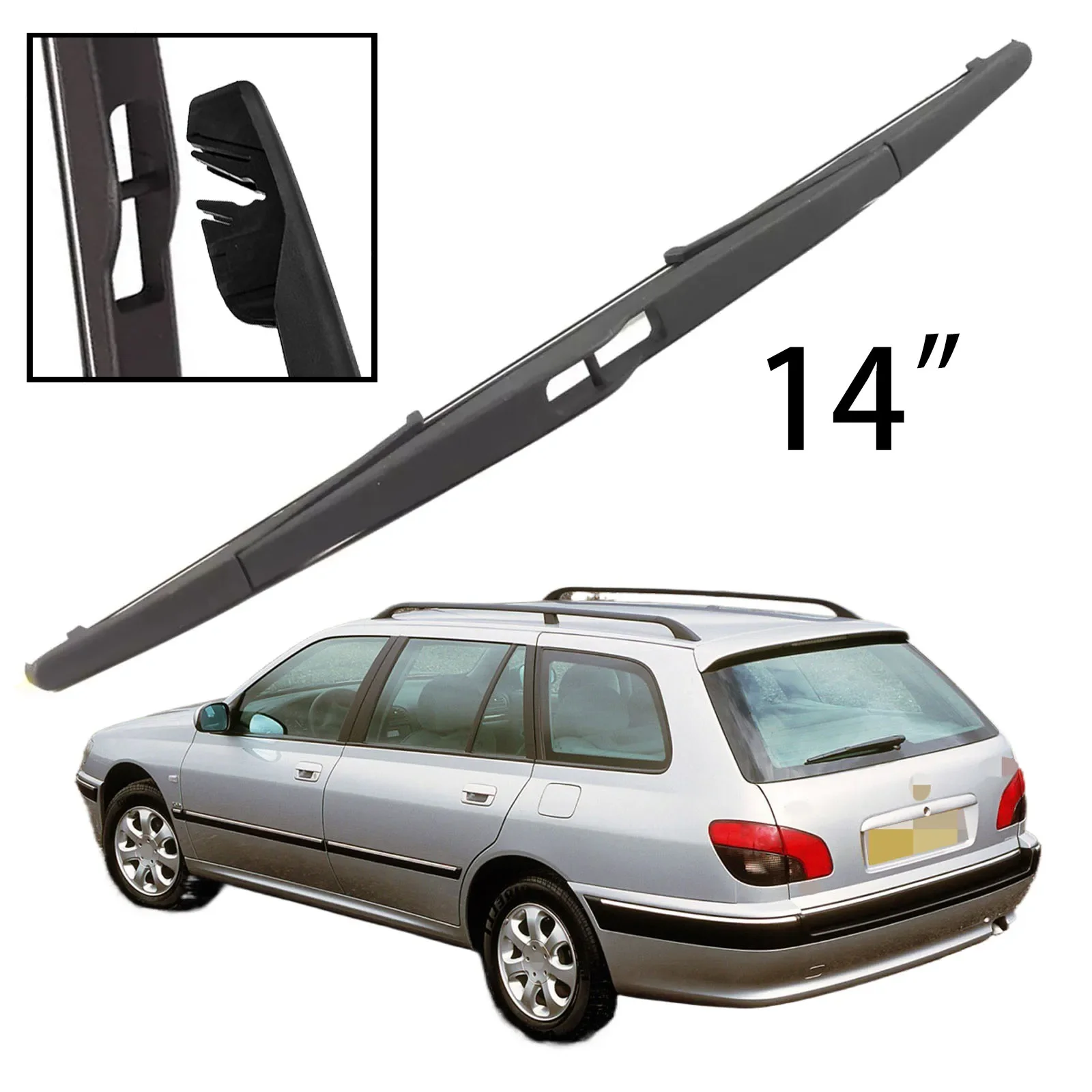 

14" Rear Windshield Windscreen Washer Wiper Blade For Peugeot 406 Break 1996-2004 Car Accessories Accsesories