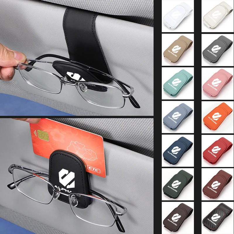 Многофункциональный держатель для очков в автомобиль, зажим для карт и билетов, клипсы для хранения для Toyota Alphard Vellfire 10 20 Series