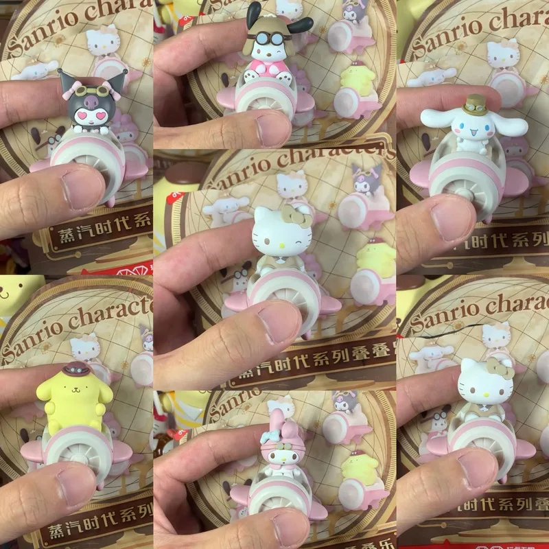 

Anime Figure Steamboat Mini Stackable Toys Cute Kuromi Table Decorative Children'S Gifts