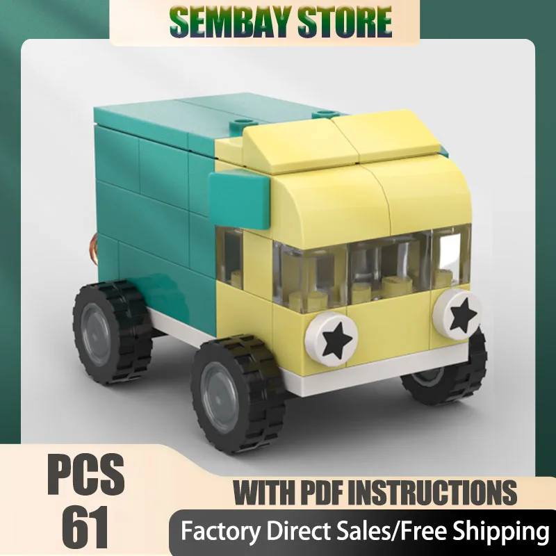 

Urban Car Model Moc Building Bricks Modular Container Truck Model Technology Blocks Christmas DIY Toy Construction Set Gifts